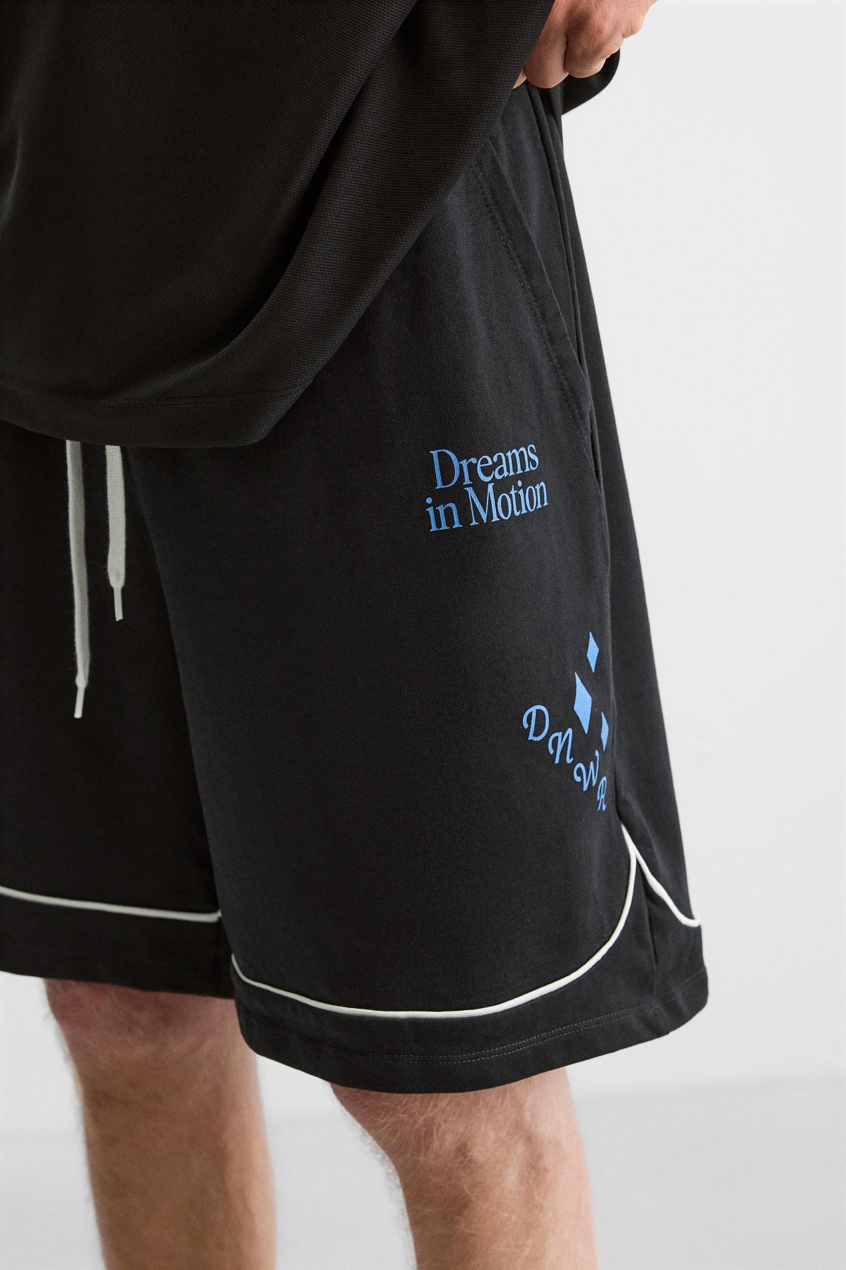 TEXT JOGGER SHORTS Product Image
