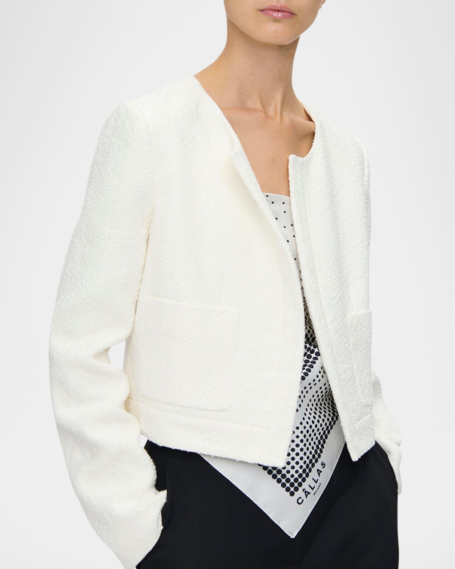 Alba Boucle Crop Blazer  Product Image