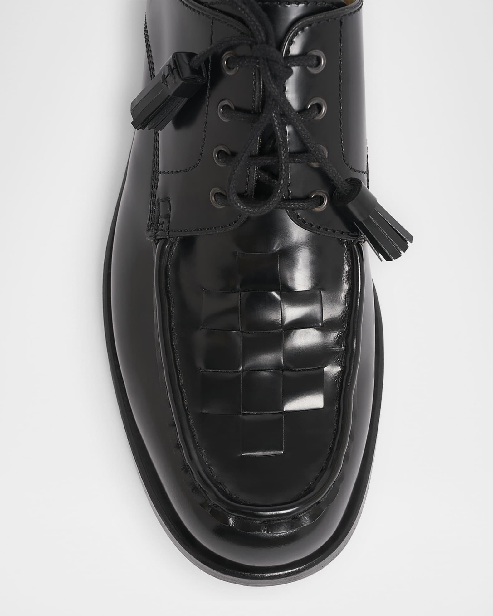 Men's Les Derbies Tressees Leather Derby Shoes Product Image