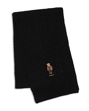 Mens Wool Cable-Knit Scarf Product Image