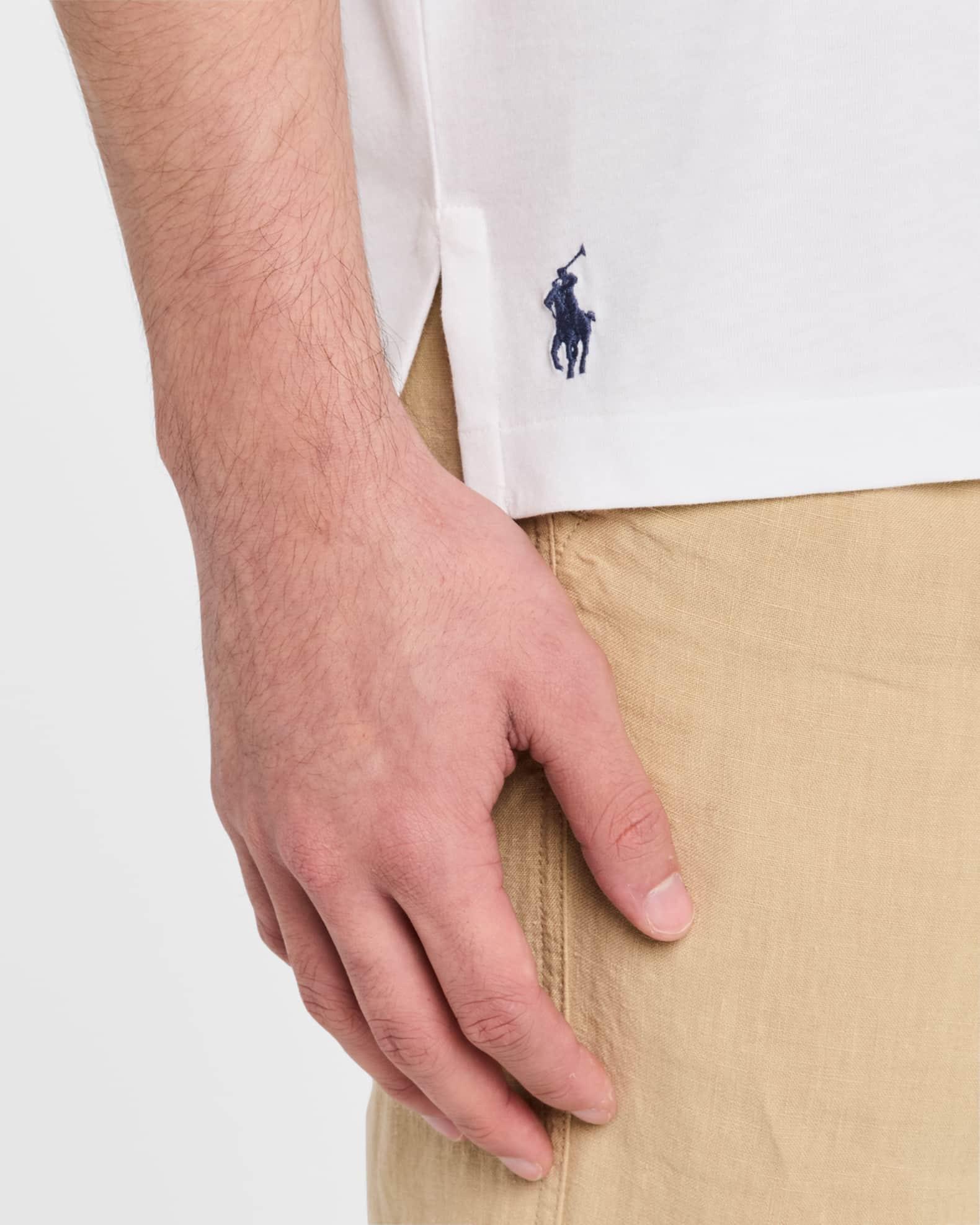 Men's Striped Lisle Polo Shirt Product Image
