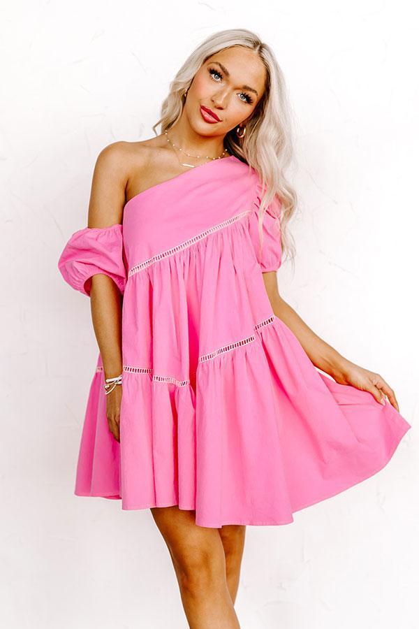 Champagne Boardwalk Mini Dress In Bubblegum Pink Product Image
