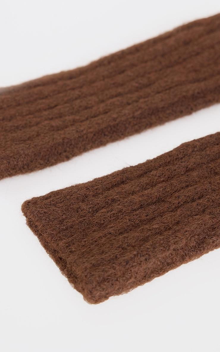 Cappuccino Blanket Rib Arm Warmers Product Image