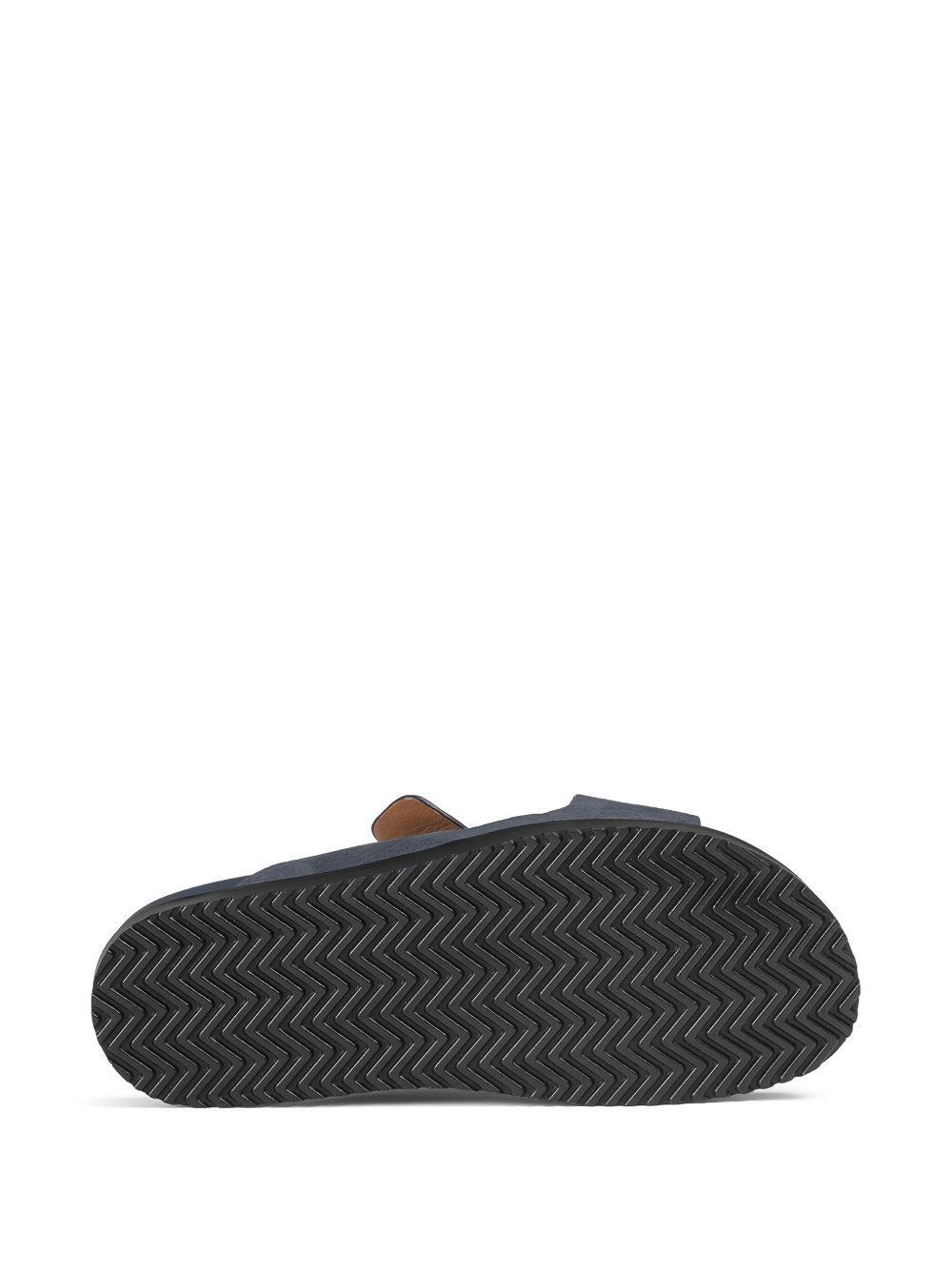 cross-strap leather sandals Product Image