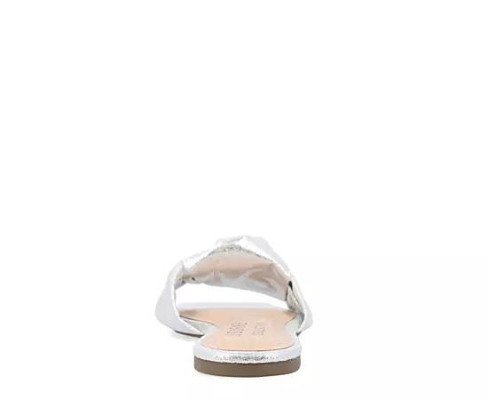 Journee Dianah Tru Comfort Foam™ Women's Slide Sandals, Size: 6.5, Silver Product Image