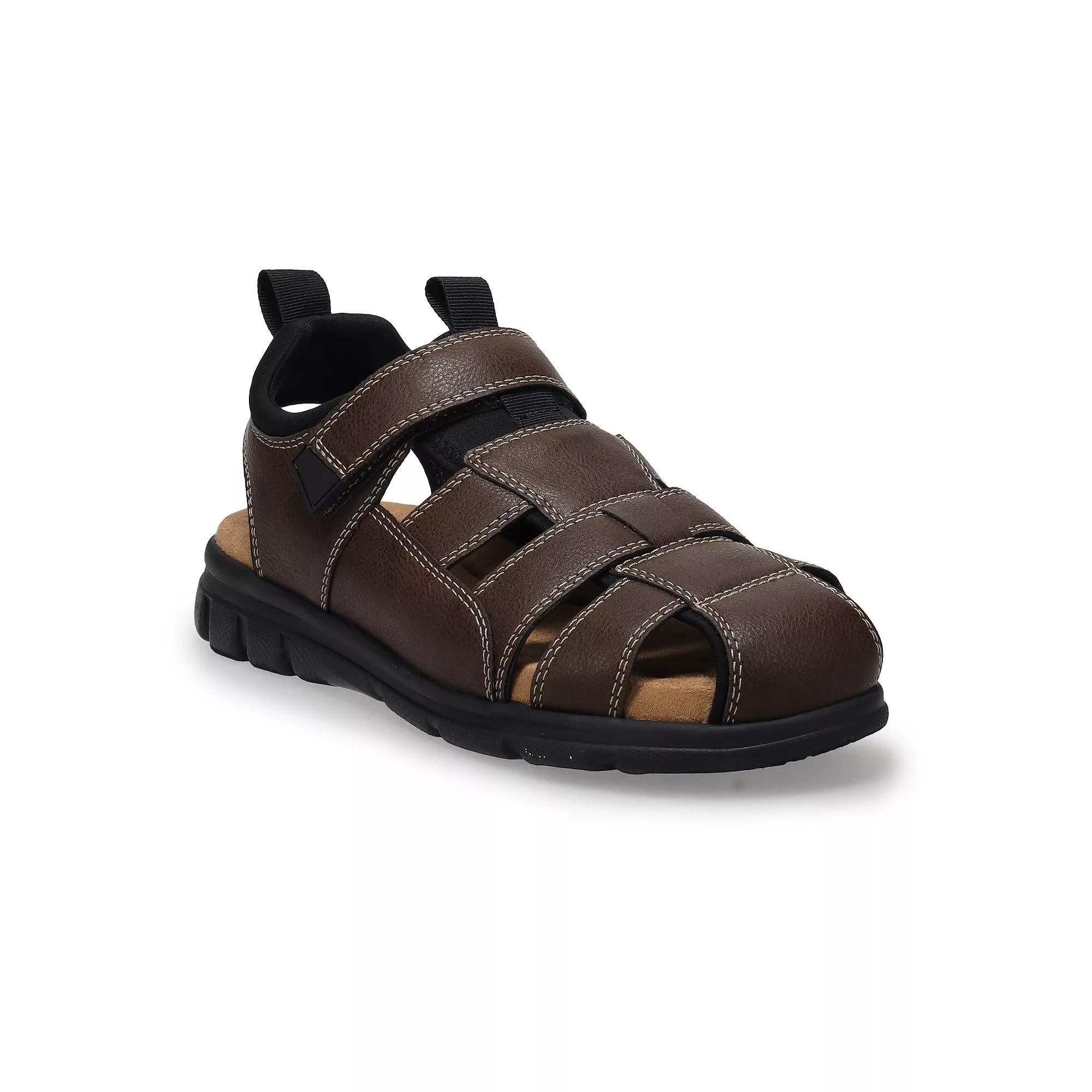 Sonoma Goods For Life® Allec Men's Fisherman Sandals, Size: 13, Brown Product Image