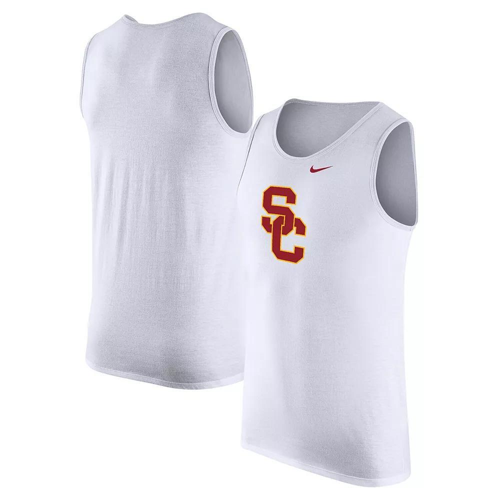 Men's Nike White USC Trojans Tank Top, Size: Large Product Image