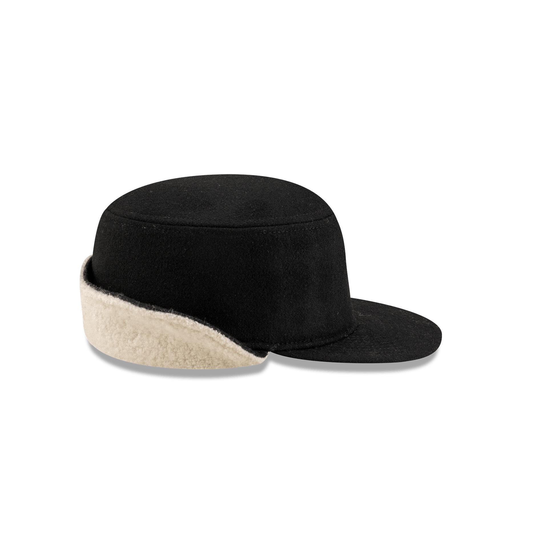 Tempest Dog Ear Black Pillbox Hat Male Product Image