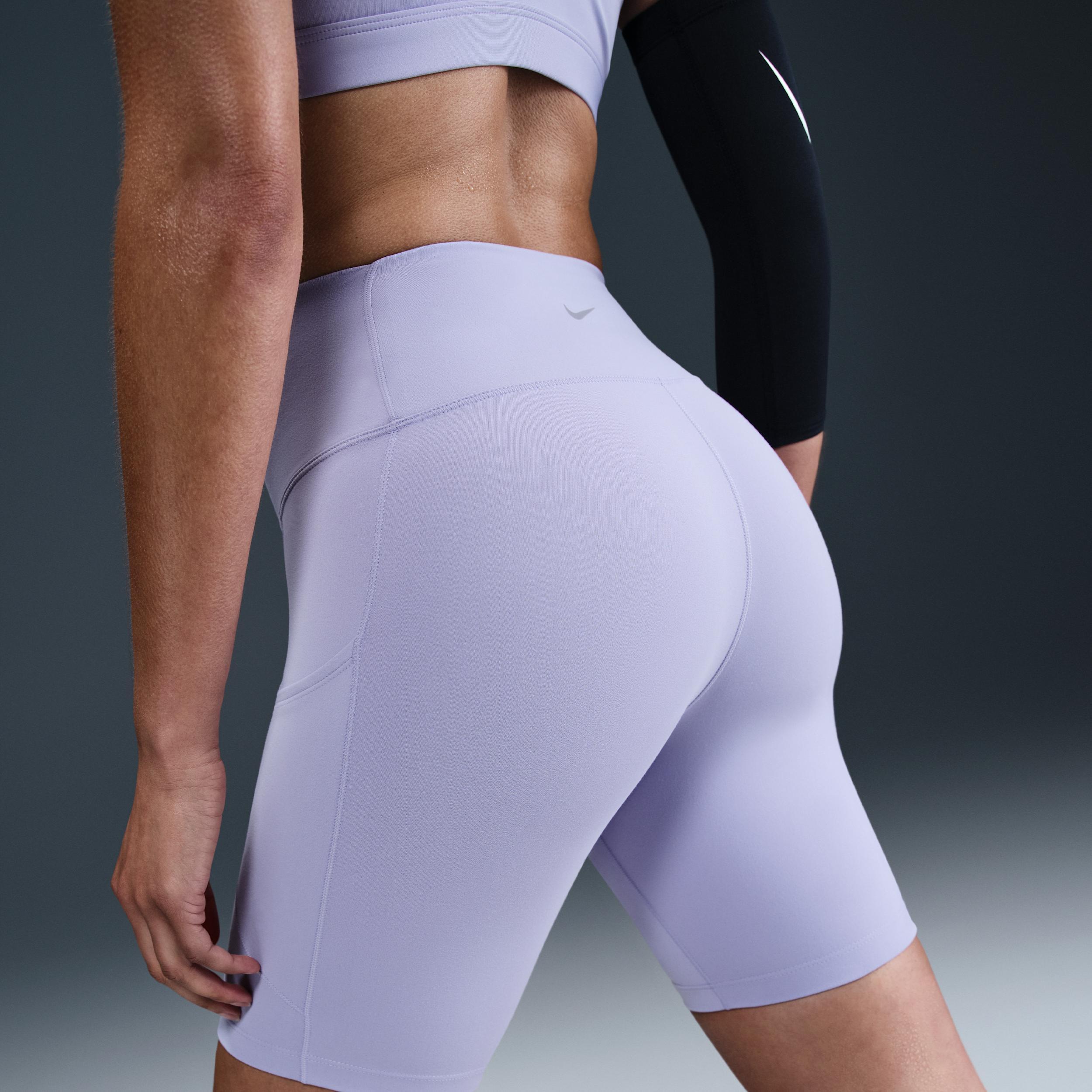 Nike Women's One High-Waisted 8" Biker Shorts with Pockets Product Image