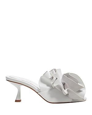 kate spade new york Womens Flourish Slip On Embellished High Heel Sandals Product Image