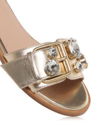Women's Embellished Slide Sandals  Product Image
