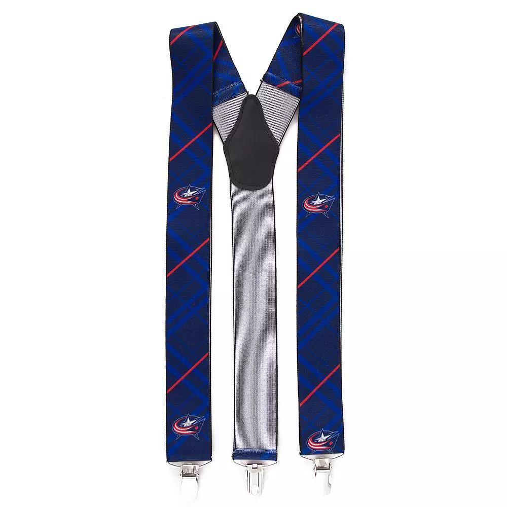 Men's NHL Oxford Suspenders, Columbus Blue Jackets Product Image