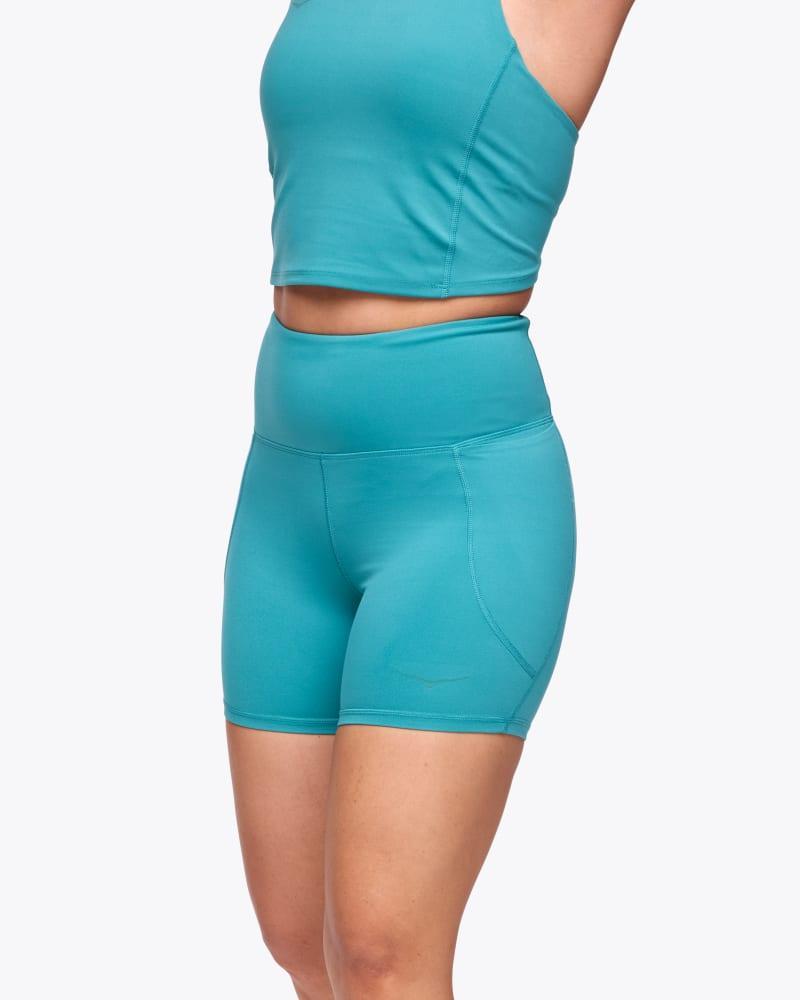 HOKA Women's Elaro 5" Bike Short in Amethyst, Size Large Product Image