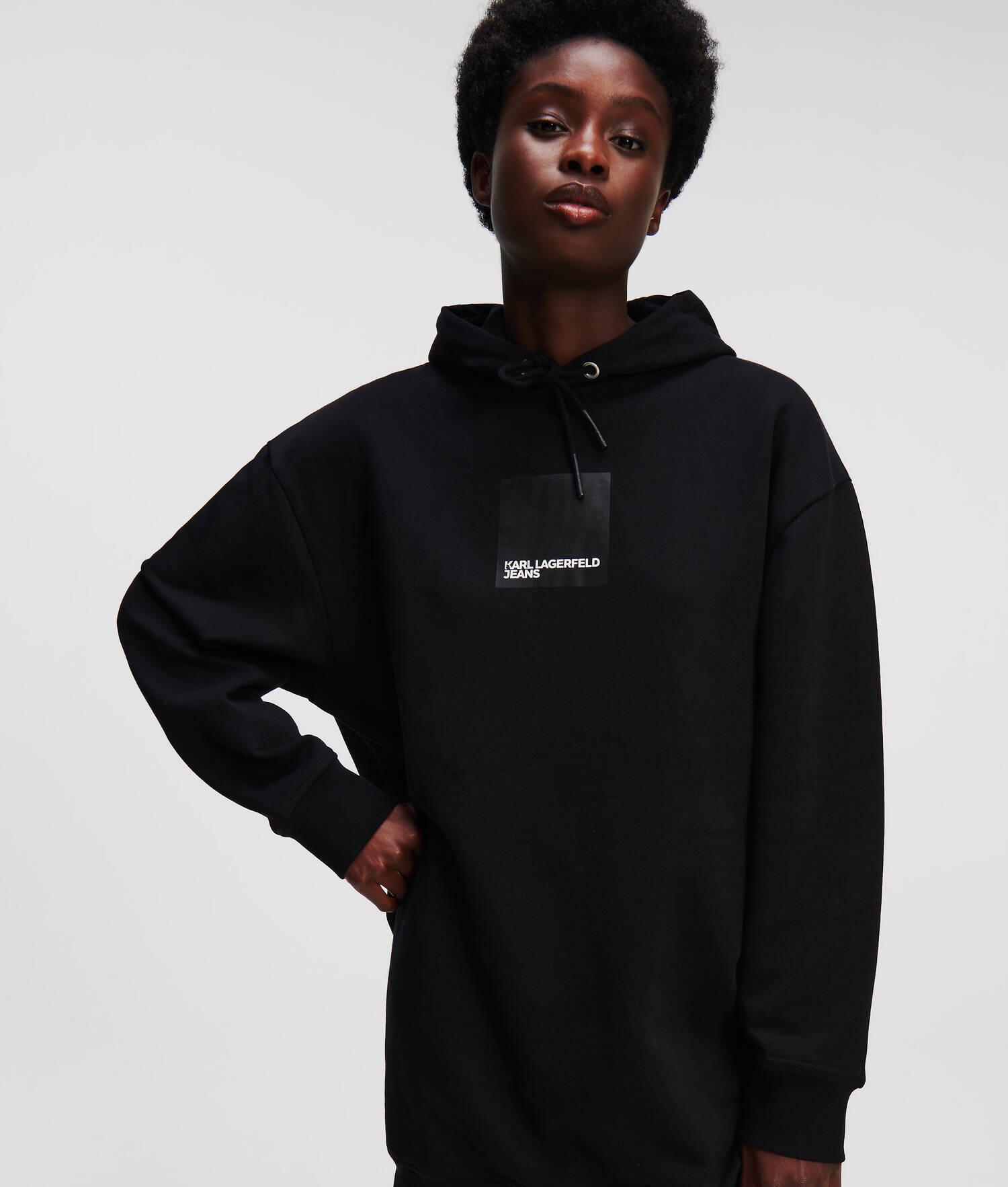 KLJ HOODED SWEAT DRESS Product Image