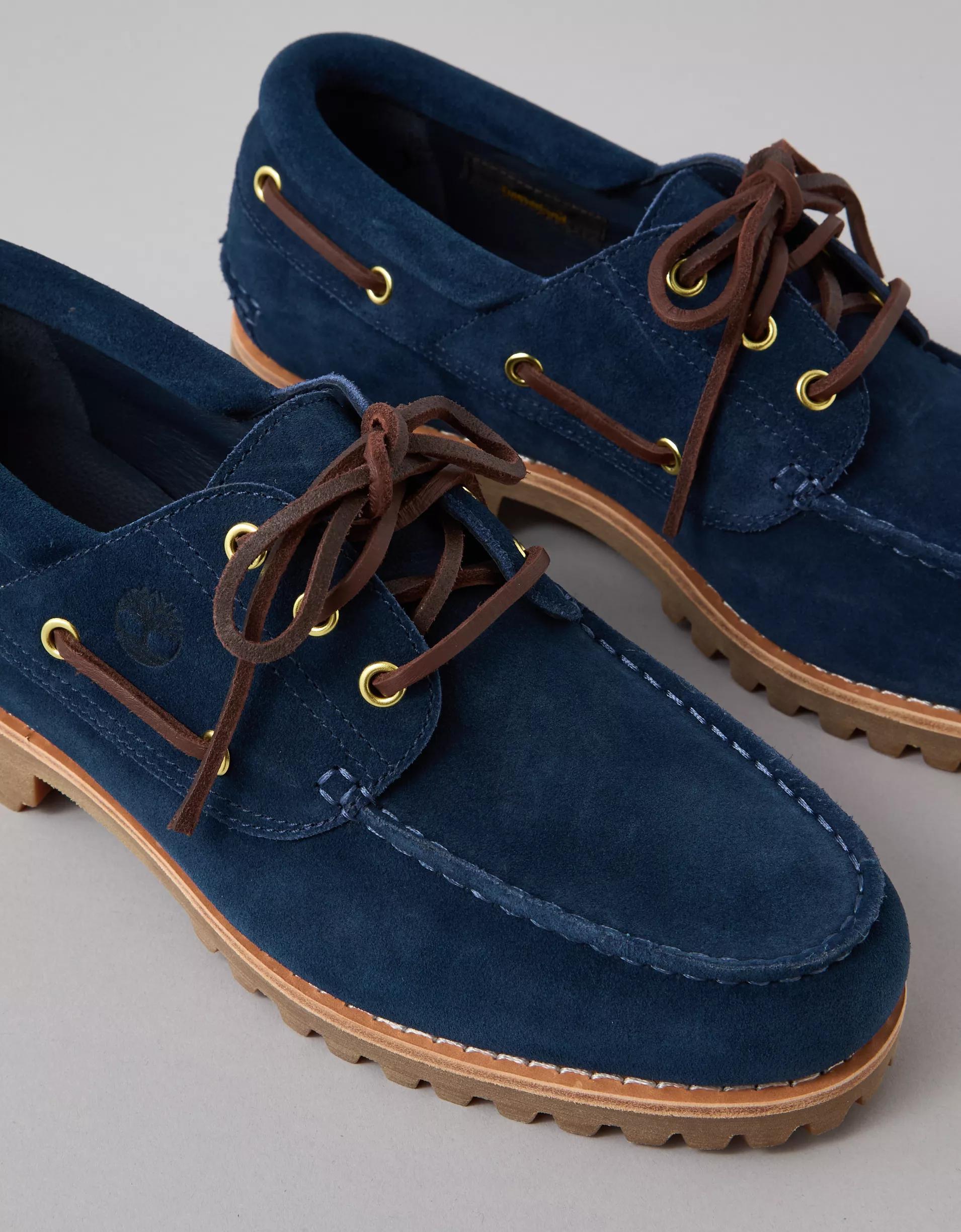 Timberland x AE Indigo Suede Boat Shoe Product Image
