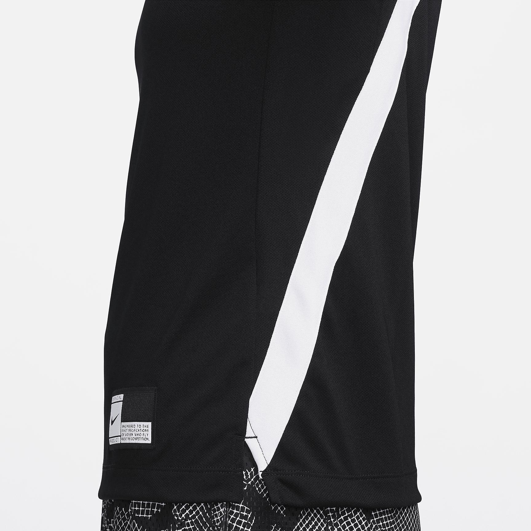 Nike Womens Nike Dri-Fit L/S Pregame Top - Womens White/Black/White Product Image