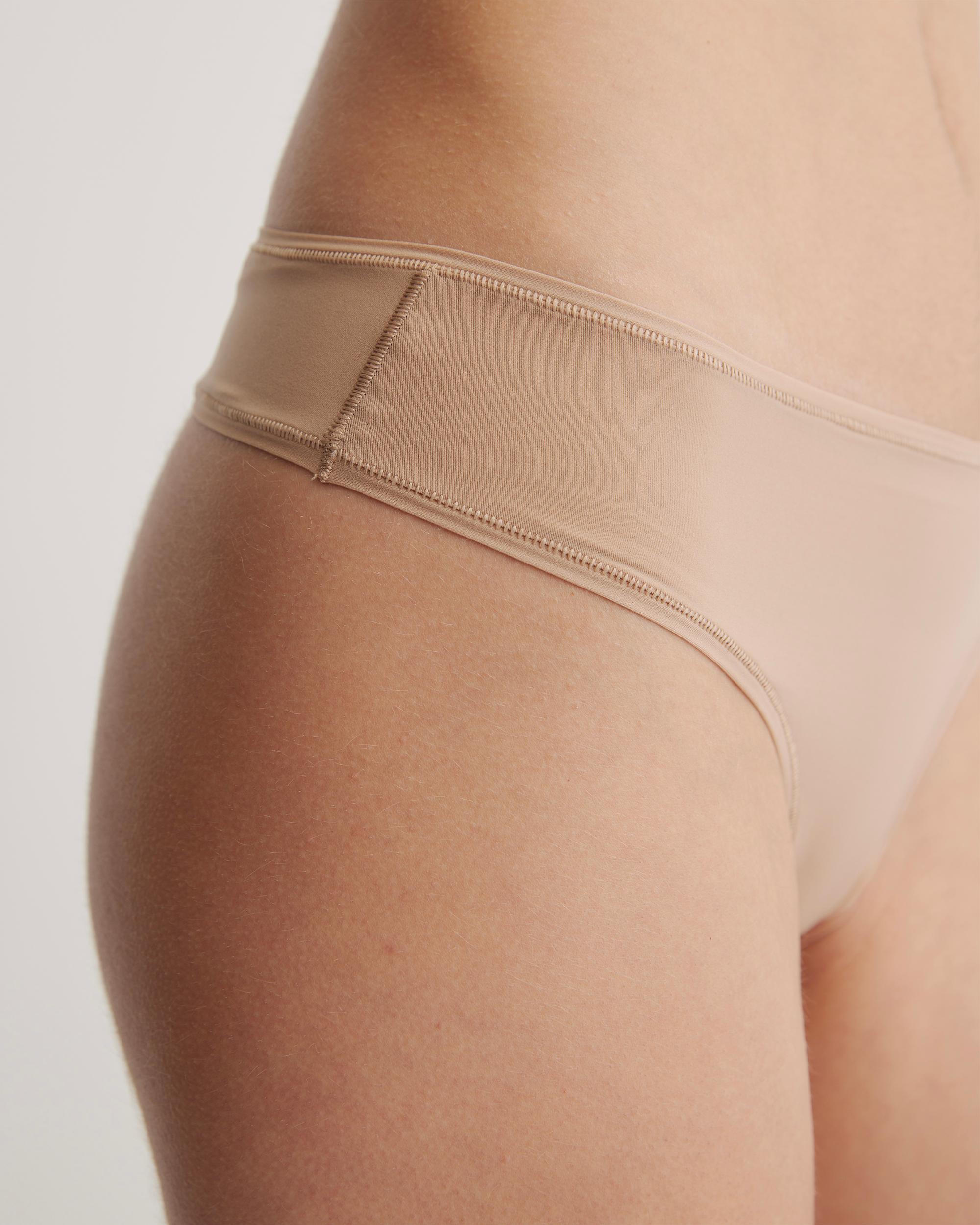 Quince | Women's Second Skin Thong Size XL, Nylon/Spandex Product Image