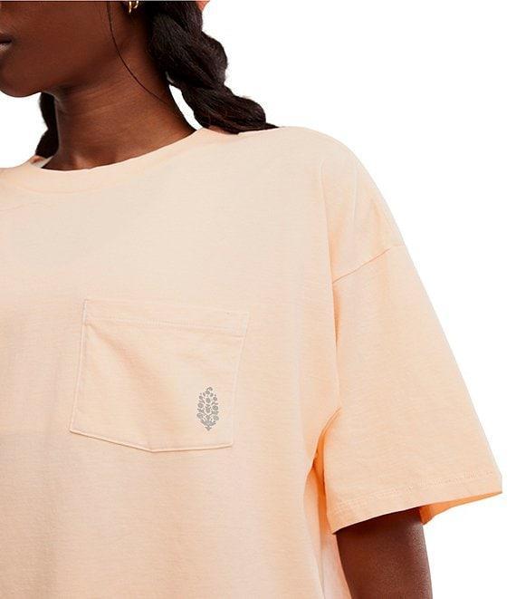 FP Movement Logo Tackle Crew Neck Short Sleeve Slouchy Tee Product Image