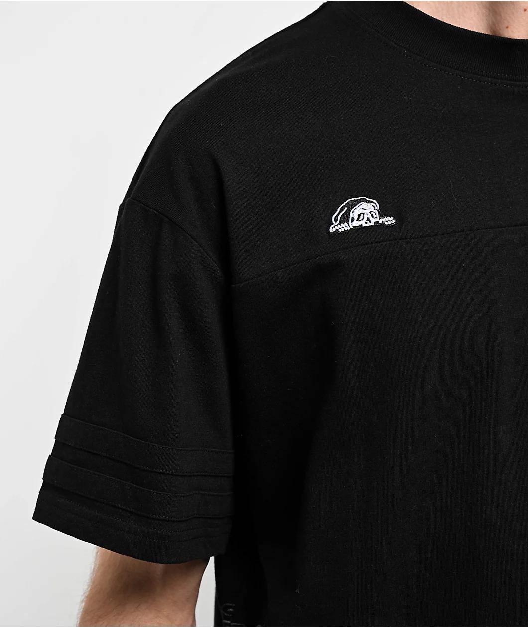 Lurking Class by Sketchy Tank Spiked Chain Black Knit T-Shirt Product Image