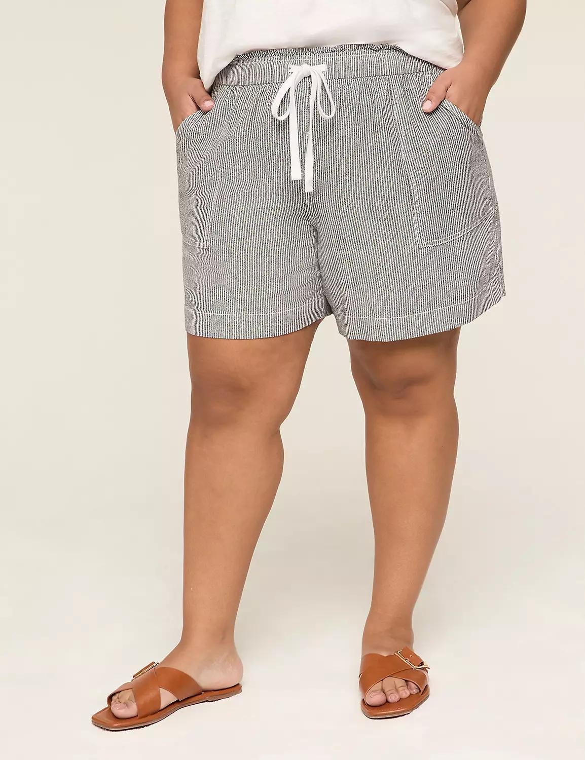 Linen Pull-On Short Product Image