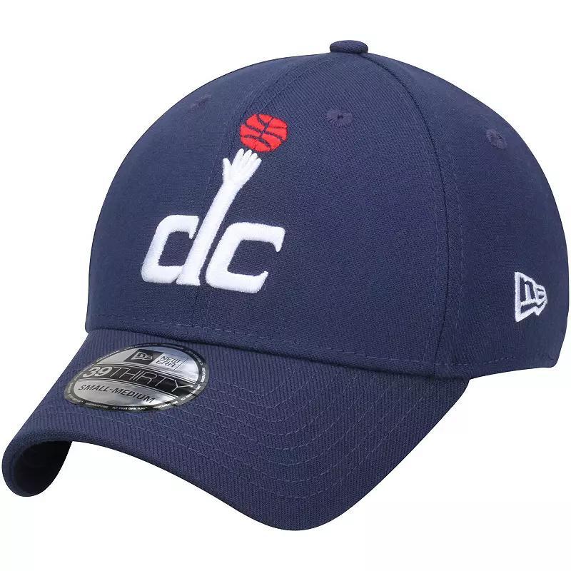 Men's New Era Navy Washington Wizards Team Classic 39THIRTY Flex Hat, Size: Medium/Large, Wiz Blue Product Image