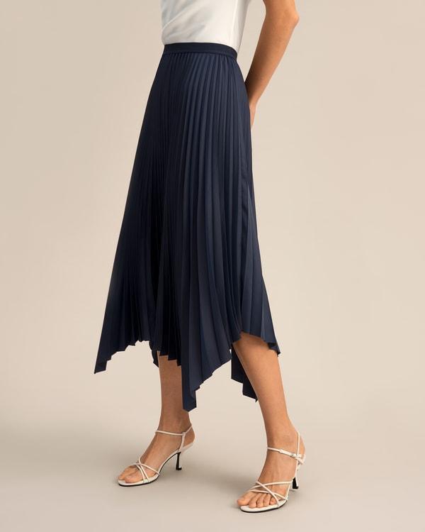 Pleated Handkerchief Skirt Product Image