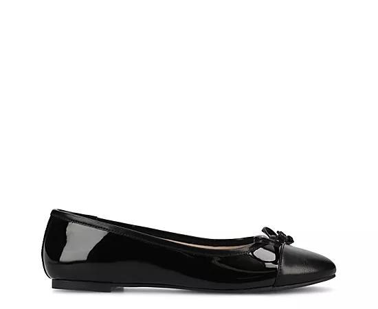 Journee Kaiah Medium and Wide Width Womens Ballet Cap Toe Slip-On Dress Flats Product Image
