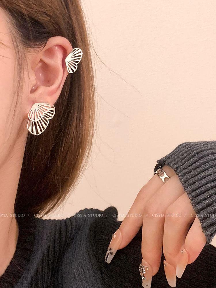 Metal Shell Stud Ear Jacket Product Image