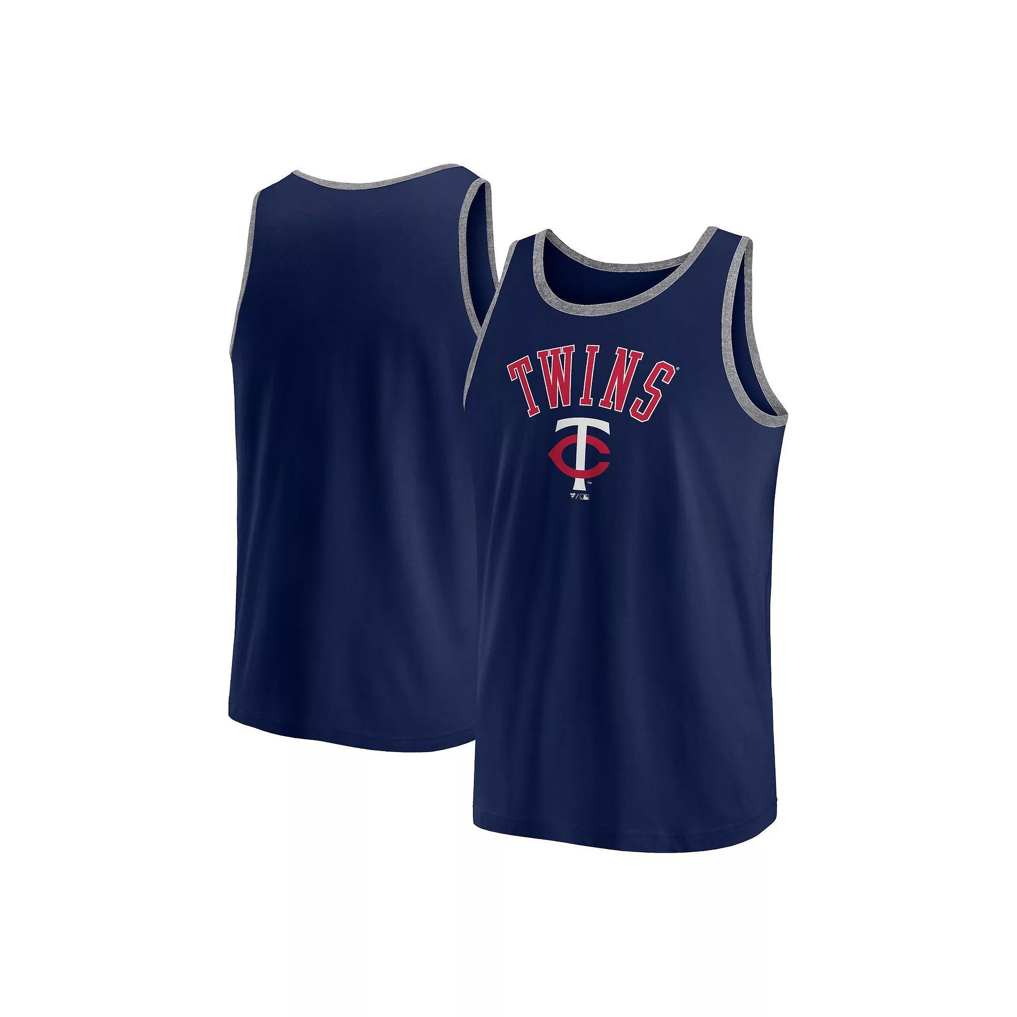 Men's Fanatics Navy Minnesota Twins Bet Tank Top, Size: Large, Blue Product Image