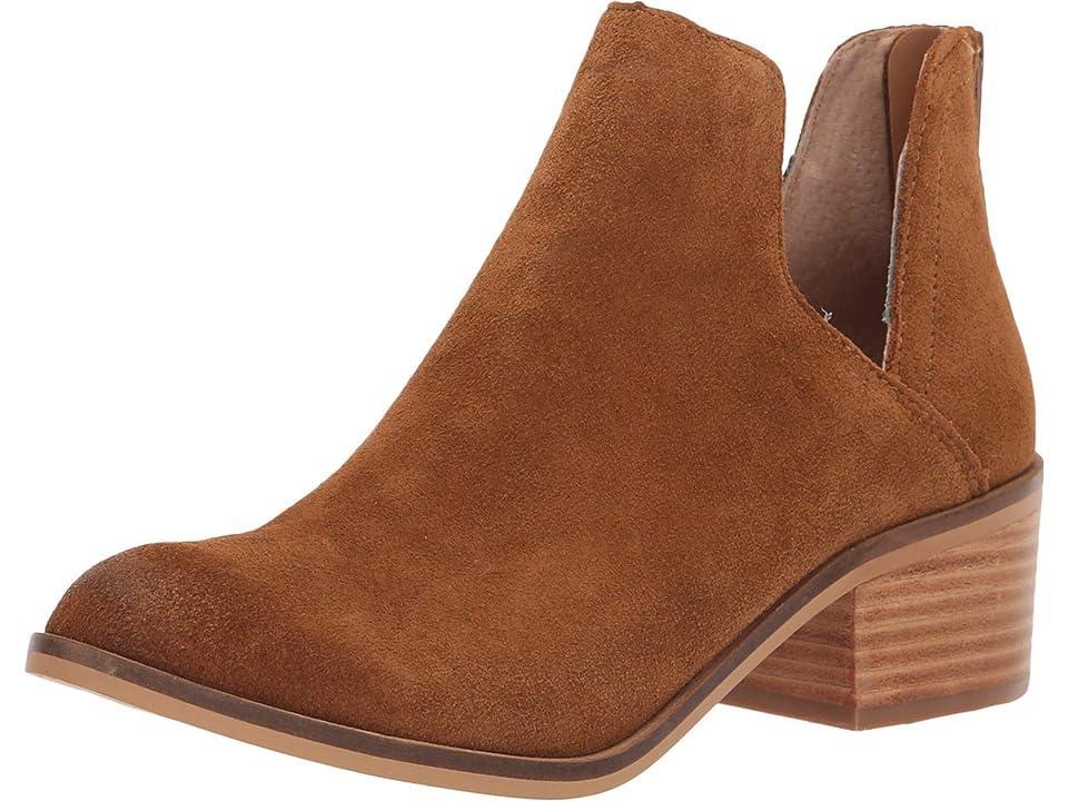 Steve Madden Lancaster Bootie (Cognac Suede) Women's Slip on Shoes Product Image