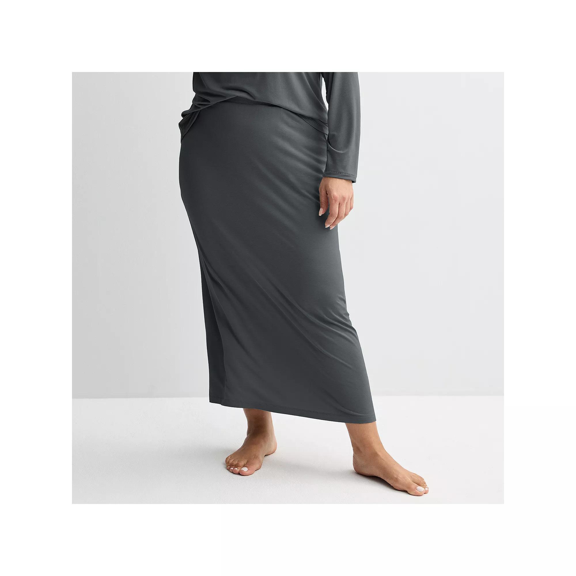 Plus Size Sonoma Goods For Life® Sleep Skirt, Women's, Size: 1XL, Filigree Product Image