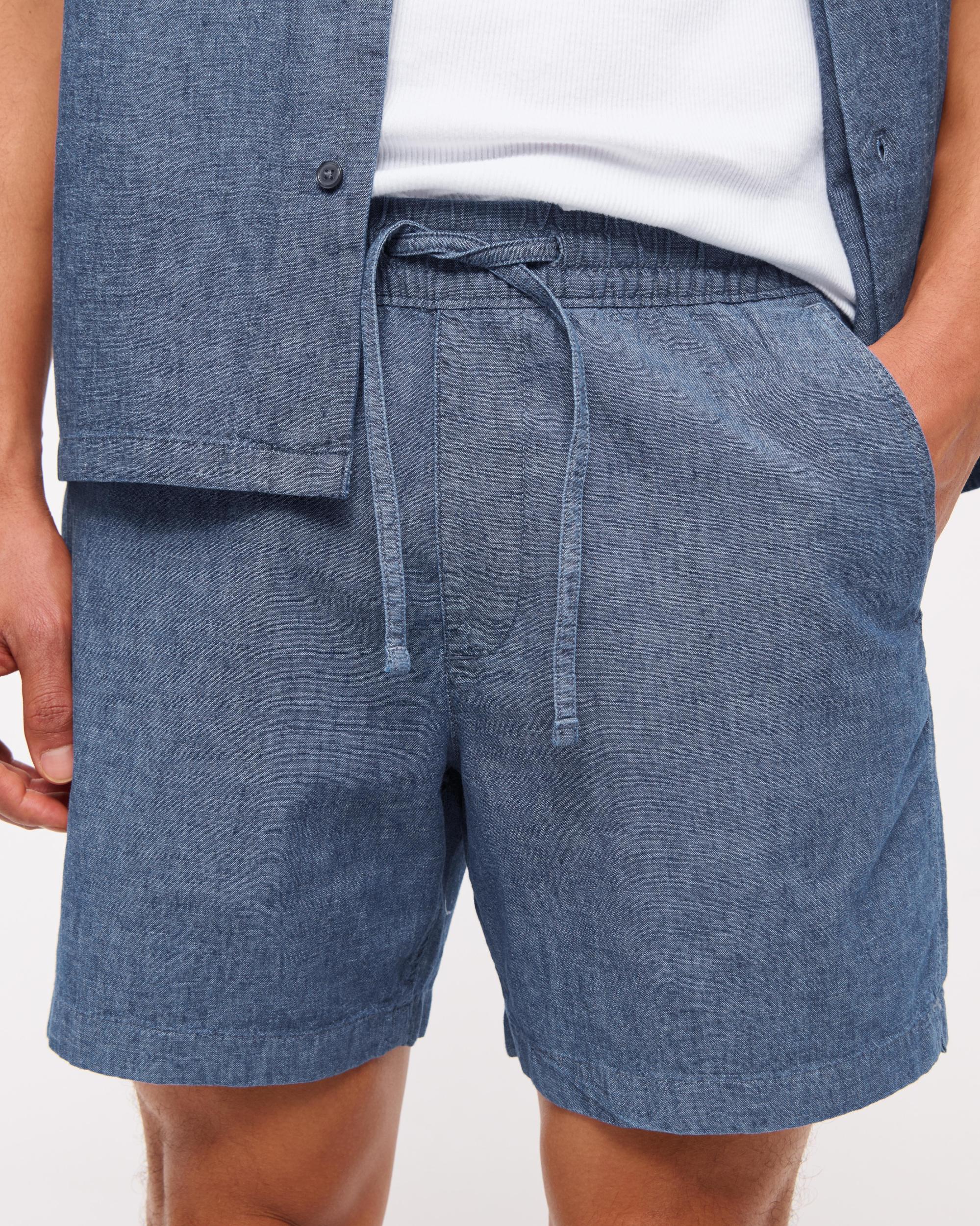 Cotton Texture Pull-On Short Product Image