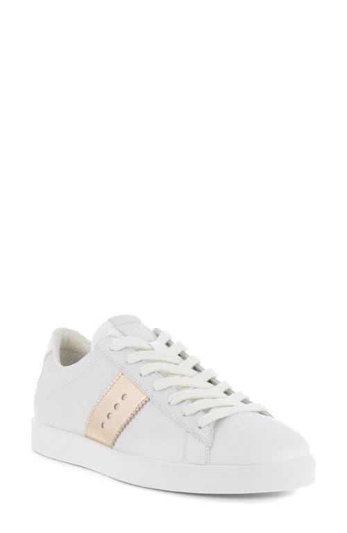 ECCO Street Lite Retro Sneaker Black) Women's Shoes Product Image