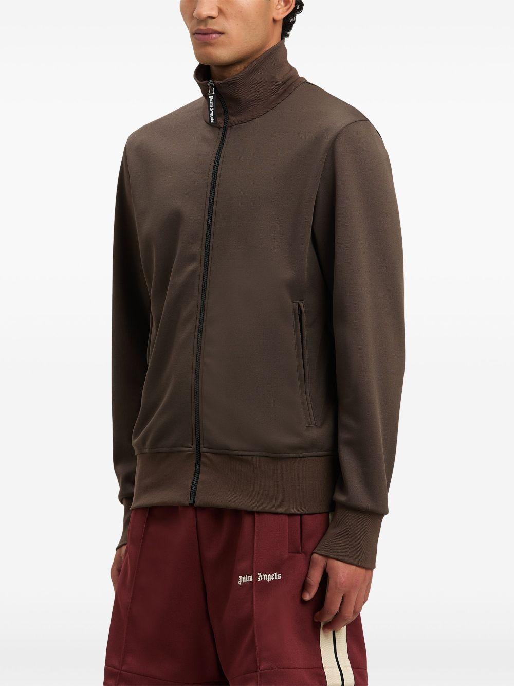 logo-print zip-up track jacket  Product Image