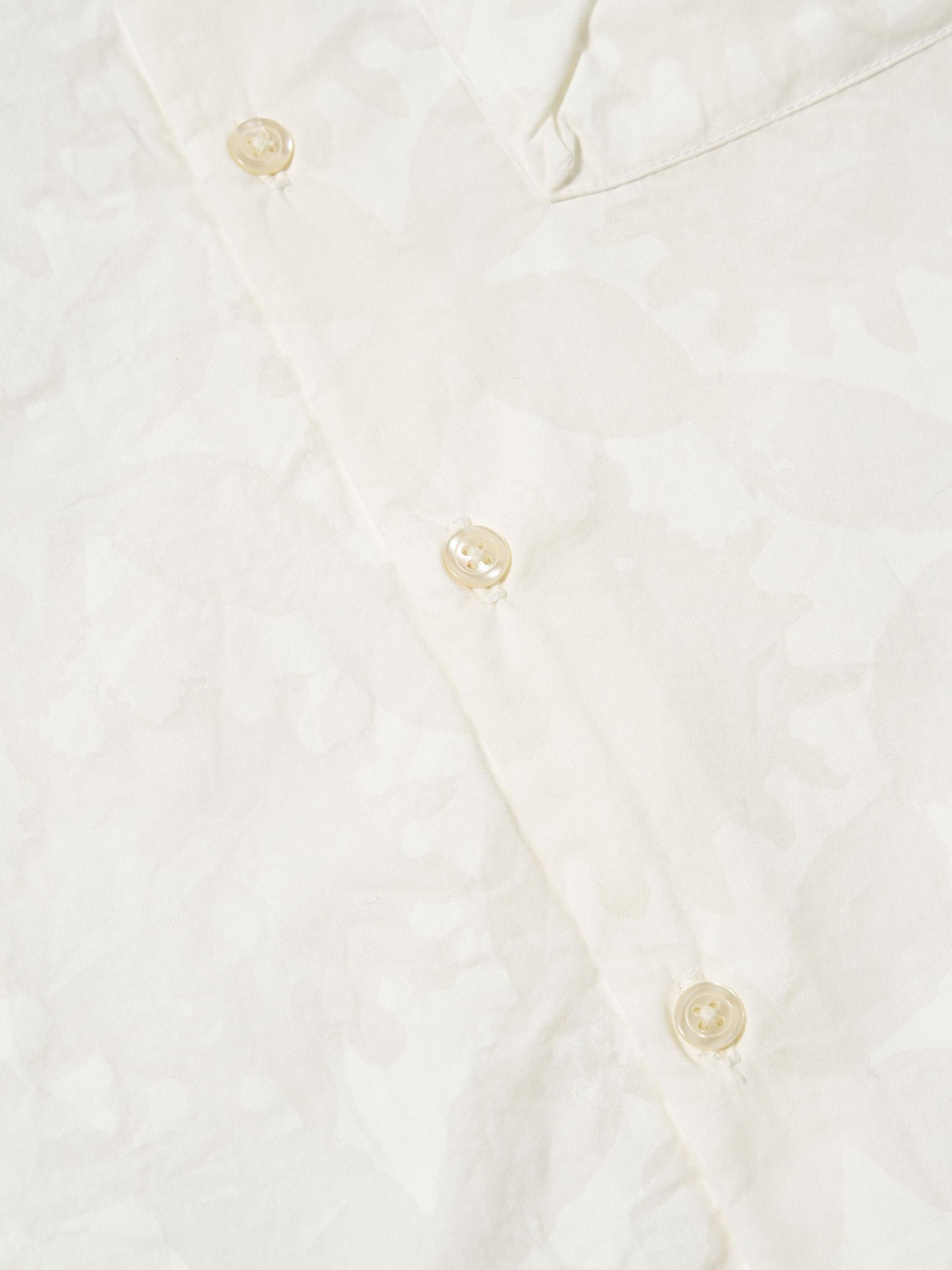 Universal Works Field Shirt in Ecru Sun Print Poplin Product Image