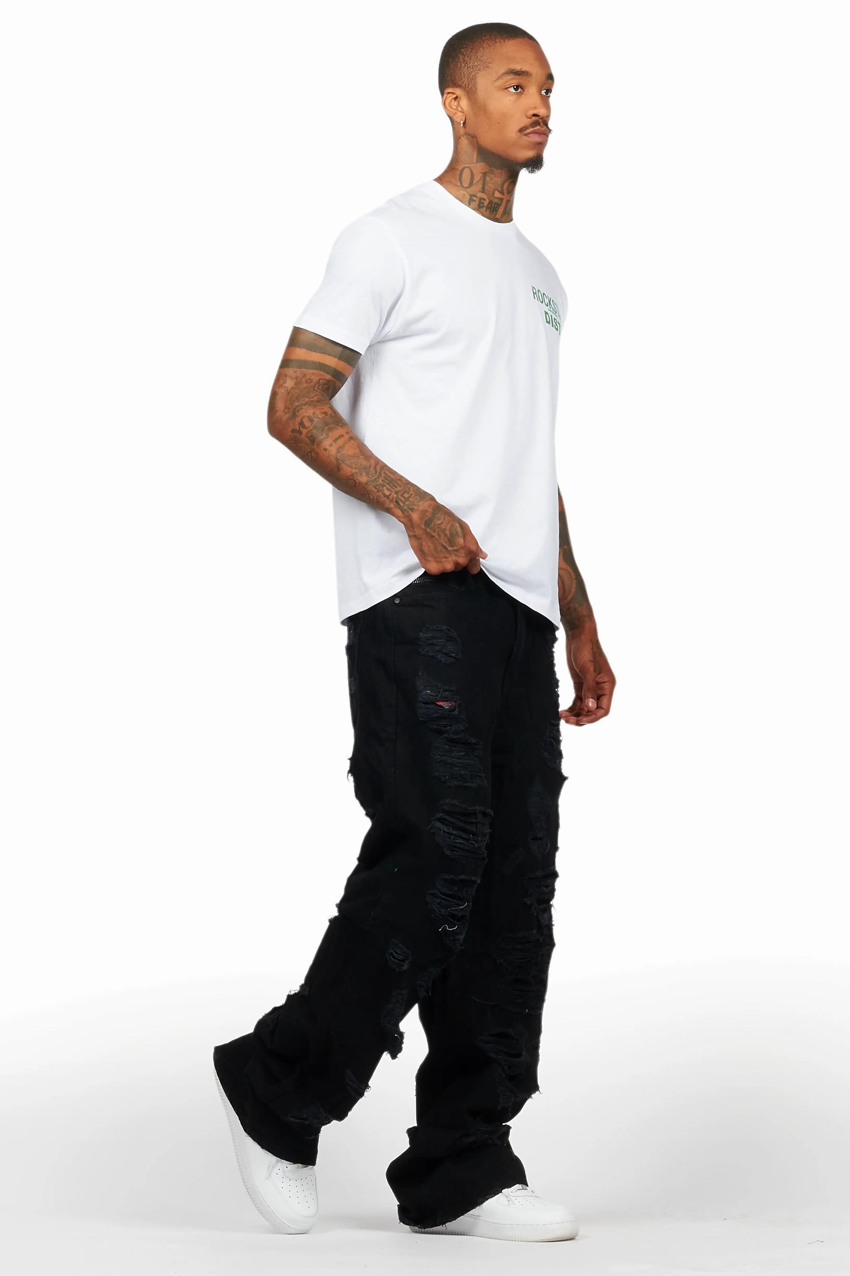 Boys Mical Black Baggy Fit Jean Boys Product Image