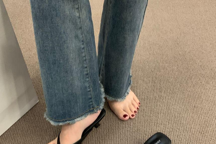 Kitten Heel Flip-Flops Product Image