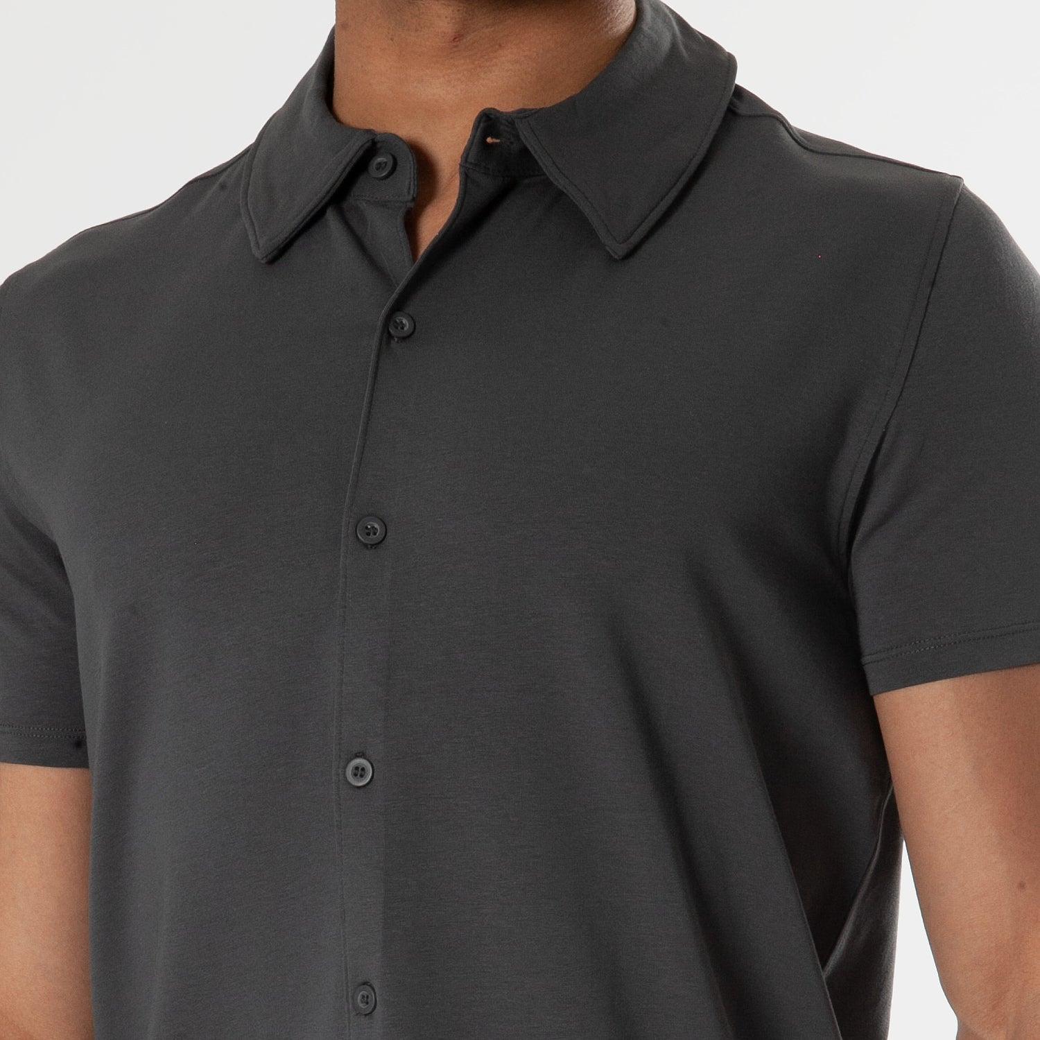 Carbon Long Sleeve Knit Shirt Product Image