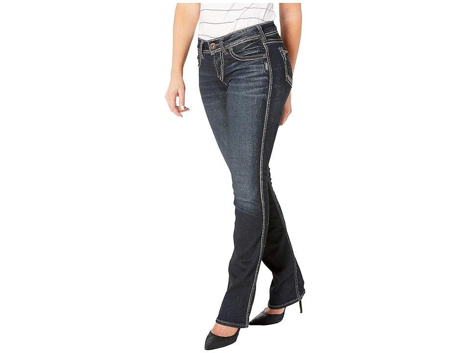 Silver Jeans Co. Suki Mid-Rise Slim Boot Jeans in Indigo L93616SSX405 (Indigo) Women's Jeans Product Image