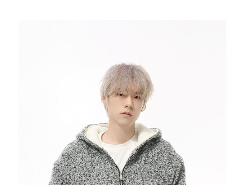 Plain Zip Hoodie Product Image