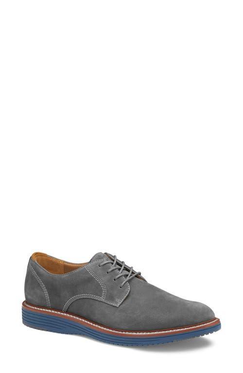 Johnston  Murphy Mens Upton Nubuck Plain Toe Lace Up Oxfords Product Image