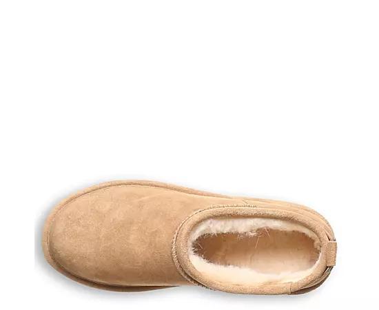 Bearpaw Retro Super Shorty Faux Suede Womens Boots Product Image