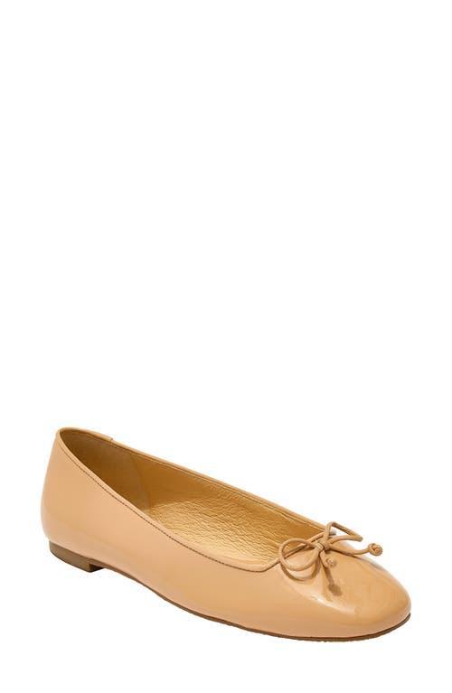 Jack Rogers Kenlyn Ballet Metallic Leather Bow Flats Product Image