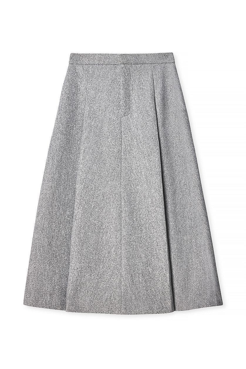 Mid Waist Midi Skirt Product Image