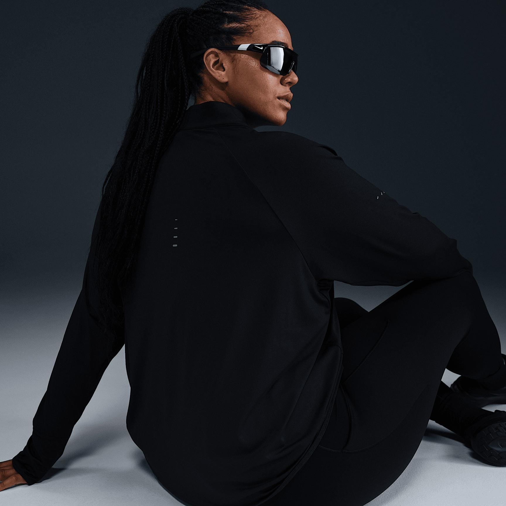Nike Women's Swift Dri-FIT UV 1/4-Zip Running Top (Plus Size) Product Image