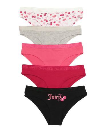 5pk Be Cotton Blend Logo Band Bikinis for Women | Spandex/Cotton Product Image