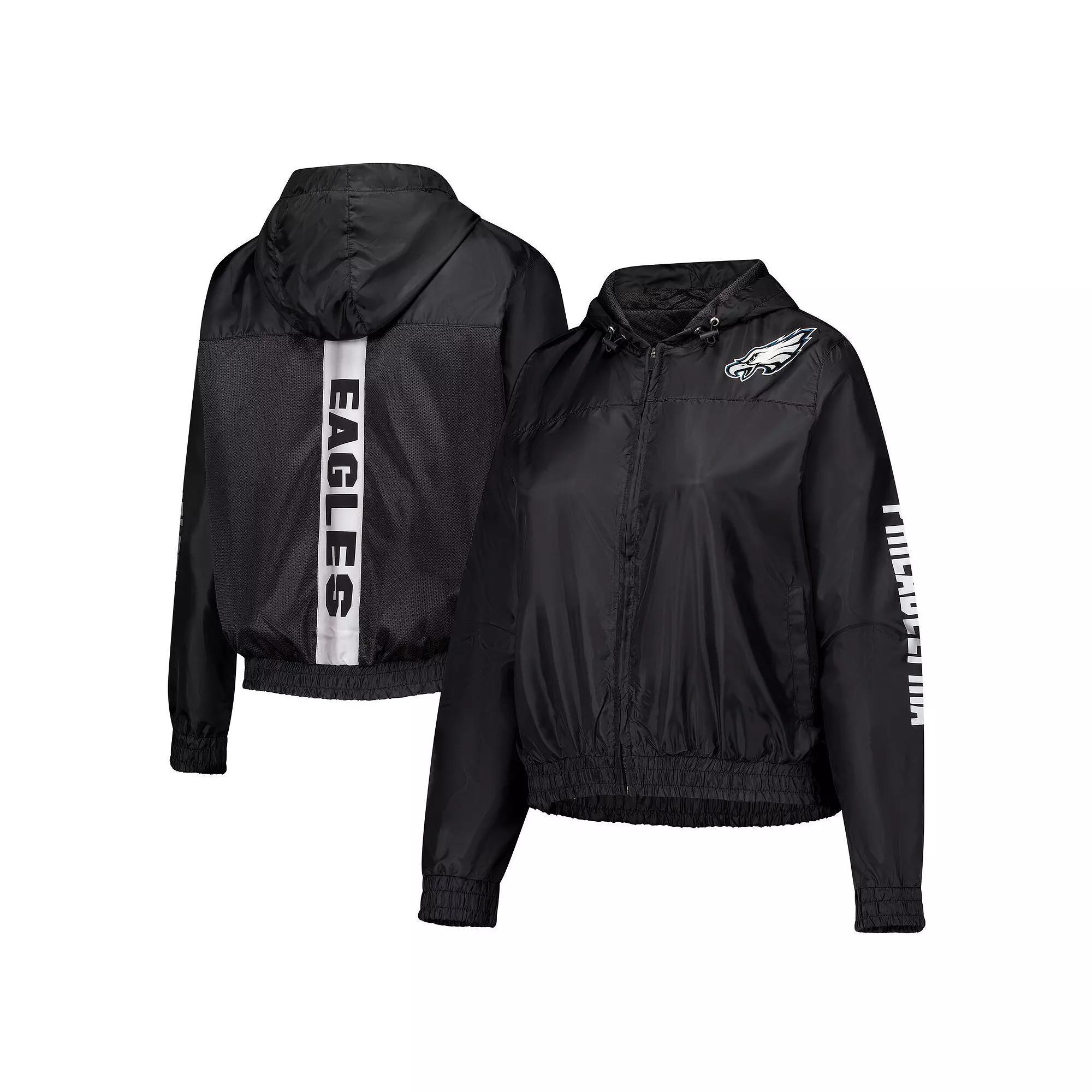 Women's Fanatics Black Philadelphia Eagles Full-Zip Jacket, Size: 3XL Product Image