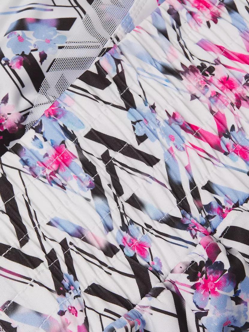 Got The Blues Wild Bloom Miniskirt Product Image