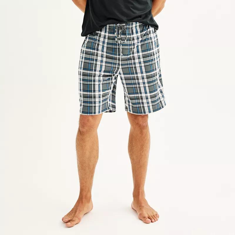 Men's Sonoma Goods For Life® Supersoft Pajama Shorts, Size: Medium, Light Gray Space Dye Product Image