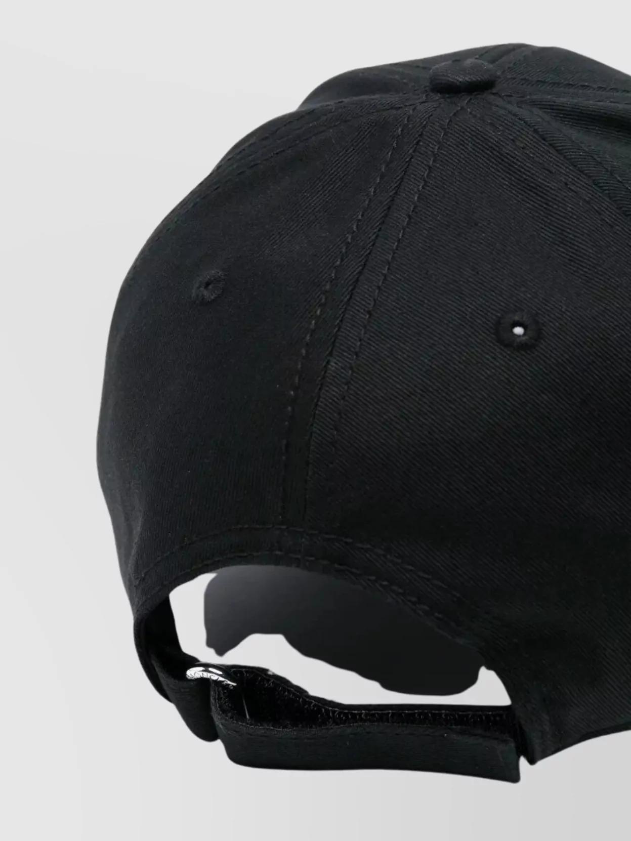 MONCLER Grenoble Logo Embroidered Baseball Cap In Black Product Image